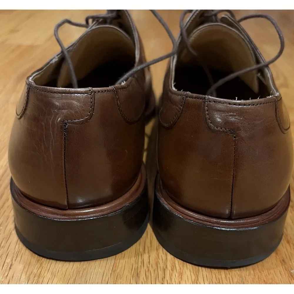 MEZLAN FIORE Oxford Dress Shoes Mens Size 12 M Brown Leather Spain Split Toe